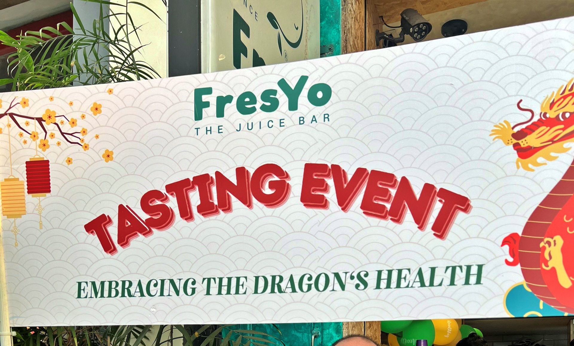 “EMBRACING THE DRAGON‘S HEALTH” - FRESYO TASTING EVENT